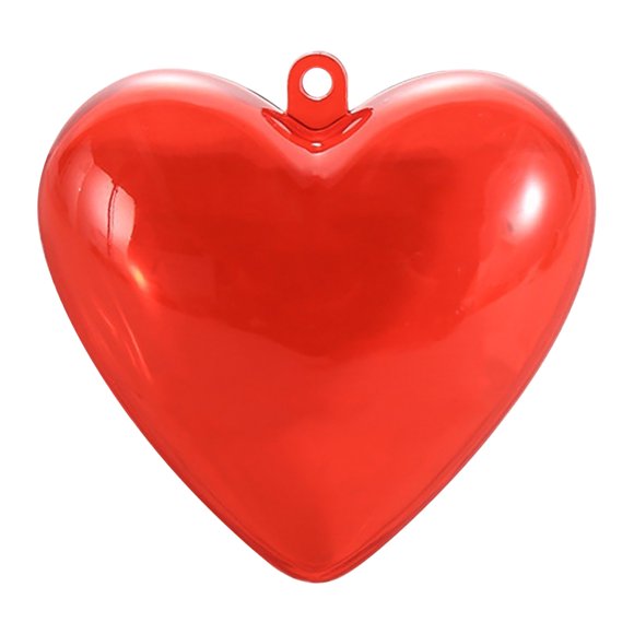 RKSTN Love Bo X Valentine's Day Love Toy Red Love Plastic Box Heart-Shaped Gift Plastic Shell Valentine's Day Storage Box A Home Storage