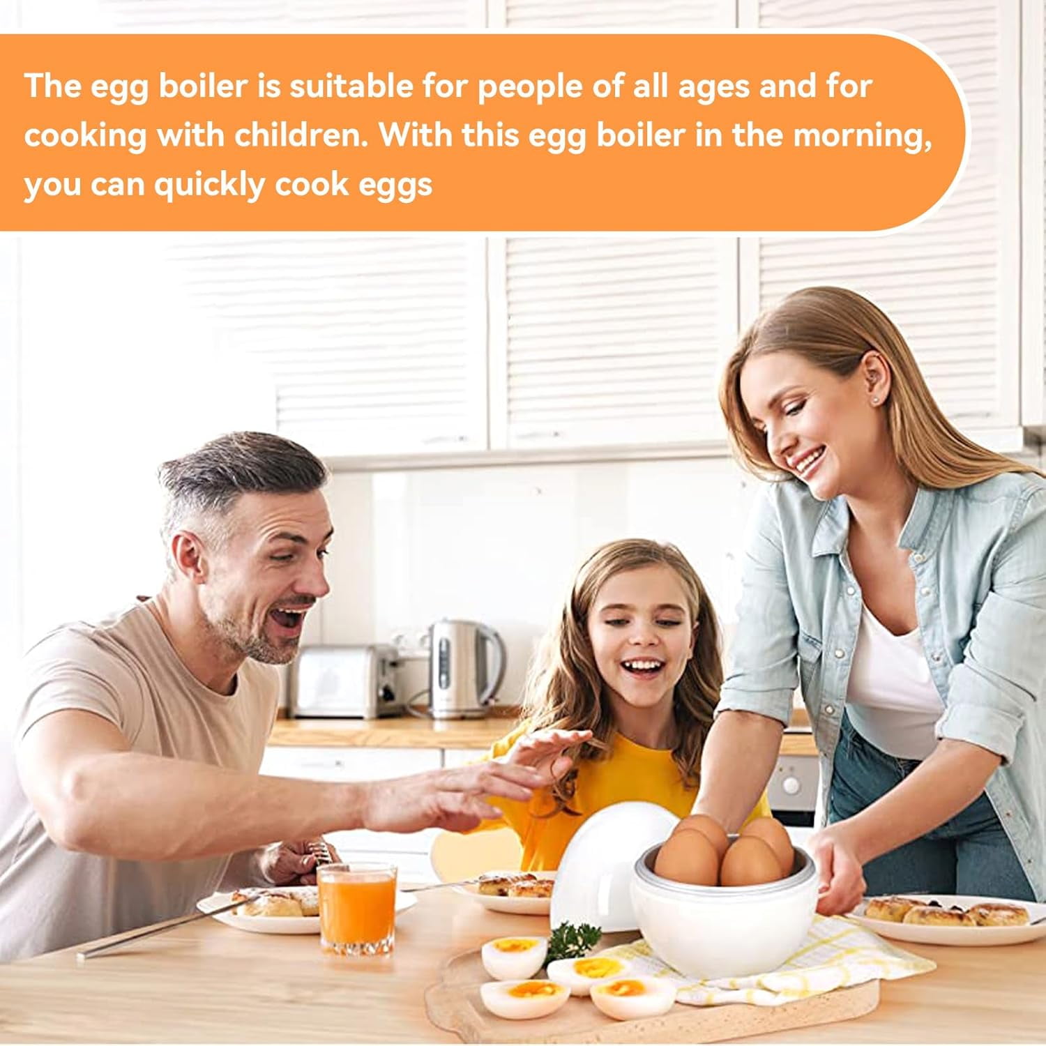 Microwave Egg Cooker, 4 Cavities Egg Cooker for Microwave Egg Boiler with Lid for Hard Boiled Eggs Microwavable Egg Poacher Cooking Kitchen Tools