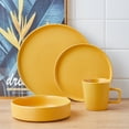 thumbnail image 4 of Stone + Lain Cleo Stoneware Collection Dinnerware Set, 16-Piece Service for 4, Yellow, 4 of 6