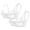 White, variant on iHPH7 See Through Bra, Lace Bra, No Padding Bras for Women, Underwire Bras for Women, Mesh Bra, Beige 34