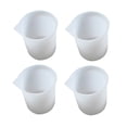 thumbnail image 3 of FENGGUIQU 4Ud Silicone Measuring Cups with Thick White Material for Precise Liquid Measuring, 3 of 7