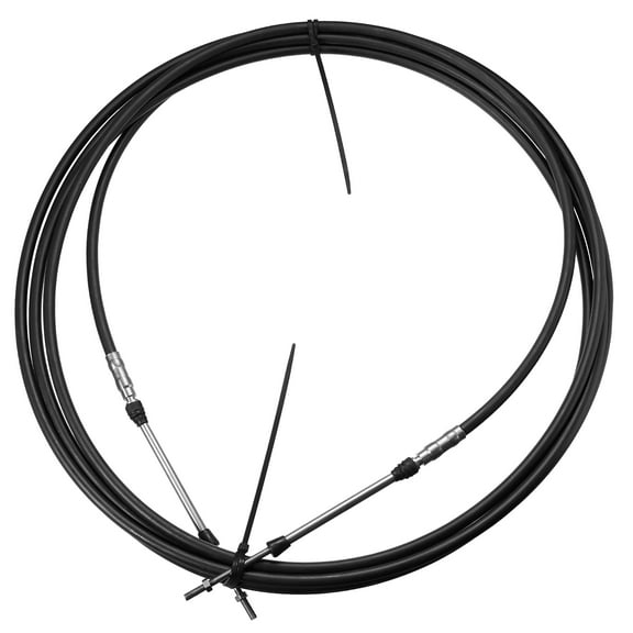 1pcs 20ft 236 Inch Marine Type 3300 / 33C Throttle Shift Remote Control Box Cable for Yamaha Outboard Engine Boat Black