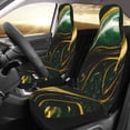 thumbnail image 2 of Pofeuu Green Marble Print Automotive Car Seat Covers Flat Cloth Full Set Seat Covers,Car Seat Covers front seats for Cars Trucks and SUVs(Two packs), 2 of 7