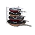 thumbnail image 2 of Home Basics SS44783 Fry Pan Organizer Rack, White, 2 of 10