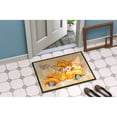 thumbnail image 4 of Fall Harvest Red Staffie Bull Terrier Door Mat, 4 of 4