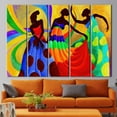 thumbnail image 6 of Abstract Poster, Ethnic Art Canvas, African Women Canvas Art, African Dancers Painting, Dancer Canvas, African Dancers Printed, Canvas Wall Decor - 3P-Black Framed, 6 of 9