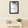 thumbnail image 3 of ArtToFrames 16" x 23" Satin Black Step Lip Picture Frame, 16x23 inch Black Wood Poster Frame (WOM-1452), 3 of 7