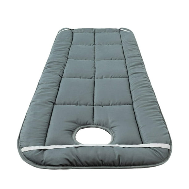 Almohadilla para mesa de s de spa, colchón para salón de belleza, colchón para cama, cojín para facial para salones de s de pies, Gris