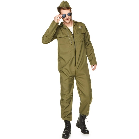Karnival Costumes High Flying Air Fighter Pilot Men's Costume Large 42-44