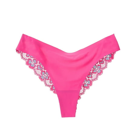 

panties for women Women Embroidery Lace Panties Sexy Low-waist Briefs Thong G-String Lingerie
