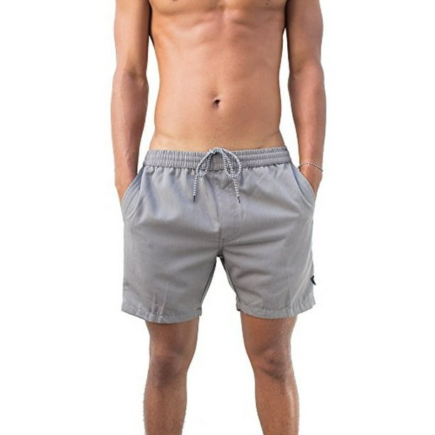 elastic waist sweat shorts