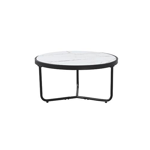 Mesa de Centro Kessa Muebles Katia Negro y Blanco