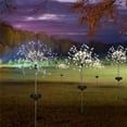 thumbnail image 4 of Solar Garden Lights Outdoor, 150 LED Art Firework Lights Waterproof, 2 Pack Solar Lights, Sparklers Yard Decor for Garden Pathway Patio Yard Halloween Christmas Decorations (Cool White), 4 of 7