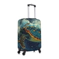 thumbnail image 3 of Haiem Surfing Turtle Luggage Cover Printed Suitcase Covers for Luggage Elastic Washable Suitcase Protector Fits 18-32 Inch Luggage-Small, 3 of 9