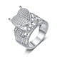 thumbnail image 1 of Anillo de cristal brillante a la moda, anillos personalizados, joyería en forma de corazón, accesorio decorativo para viajar en festivales Ropa, zapatos y accesorios Miscelánea Tamaño 10 Minnieouse AP016472-06, 1 of 1