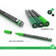 thumbnail image 7 of Tooli-Art  Acrylic Paint Pens Assorted Green Pro Color Series Markers for Rock Painting, Glass, Mugs, Wood, Metal, Canvas with 0.7mm Extra Fine Tip Waterbased, Quick Drying Marker Set of 22, 7 of 7
