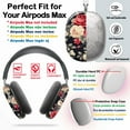 thumbnail image 2 of Protective Cover for AirPods Max Rose Flowers =8 Headphones Aesthetic Print Snap On Cases, 2 of 5