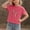 Red, variant on ITSAME T-Shirts for Girls, Lightweight Comfort Cute Bow Cotton Summer Casual Fashion Tops White Size 10