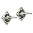 thumbnail image 2 of White Stainless Steel Earring Button Women'S 8.3 mm 3.2, 2 of 3