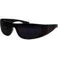 thumbnail image 1 of Gafas de sol negras con lentes súper oscuras | Jinete estilo motero | Marco envolvente Sailing  Electrónica, 1 of 3