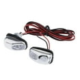 thumbnail image 3 of jinwen 2x Car Wiper Washer Eyes Spout Windshield Water Jet Spray Nozzle Green Light, 3 of 9