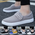 thumbnail image 5 of Oyedens Slip On Loafers For Men Fashion Casual Canvas Boat Shoes Low Top Fashion Sneakers Comfort Walking Shoes, 5 of 6