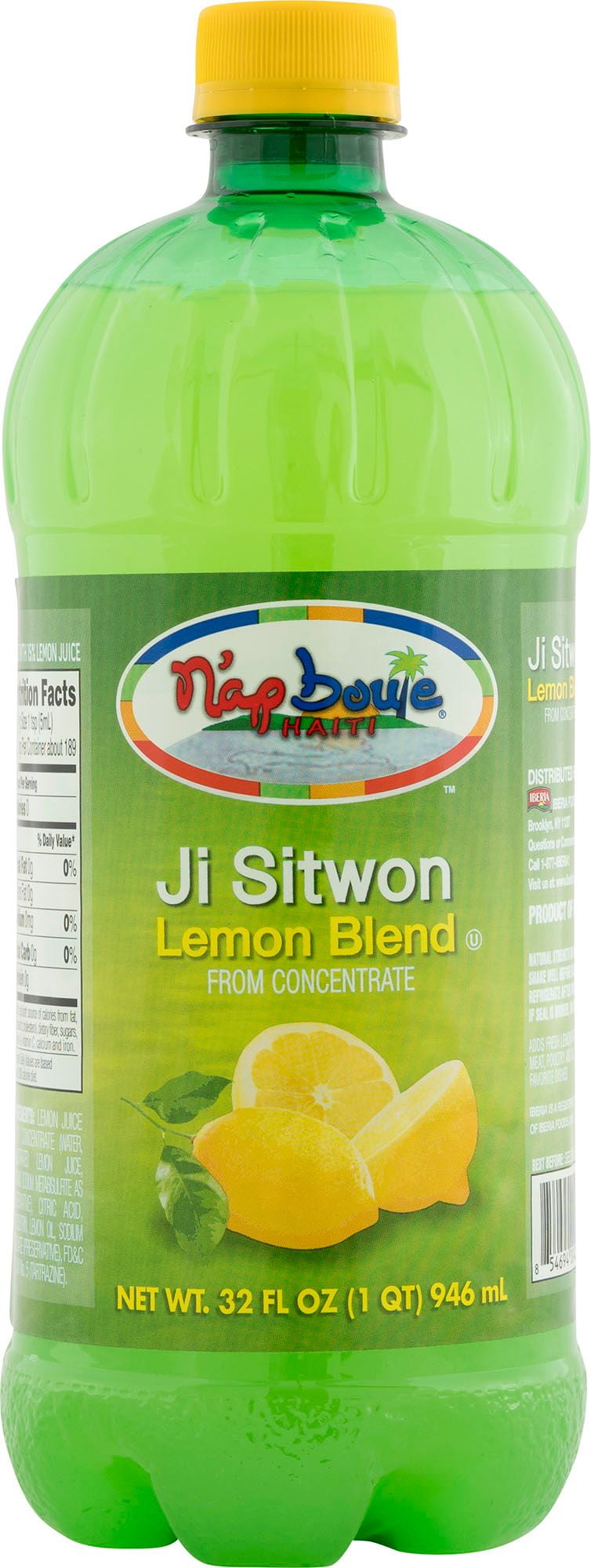 NB Lemon Juice, Ji Sitwon, 32 fl oz Bottle