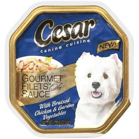 Gourmet Filets: With Braised Chicken & Garden Vegetables Canine Cuisine, 3.5 oz