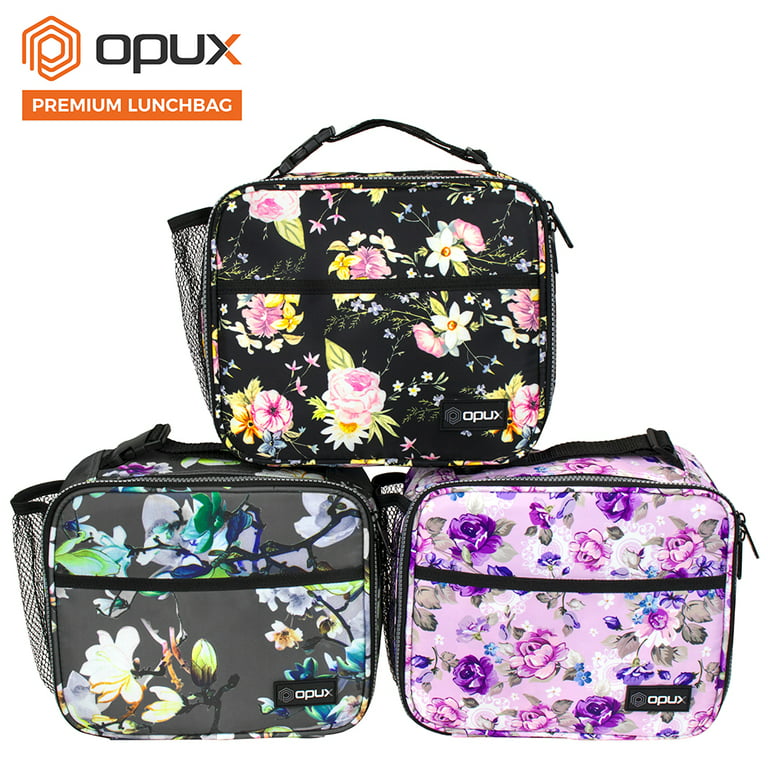 OPUX Lunch Box for Men, Insulated Lunch Bag for Women, Soft Lunchbox for  Work, School with Pocket and Clip On Handle, Reusable Compact Lunch Cooler  Pail