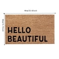 thumbnail image 3 of Summer Door Mat Durable Front Welcome Mat Front Door Mat Inside Entrance Rectangular Coir and Rubber Entryway Welcome Doormat Funny Door Mats Outdoor Indoor Non-Slip Doormat for Entryway 16x24IN, 3 of 5