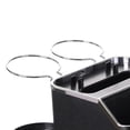 thumbnail image 4 of Car Armrest Storage Box Tissue Storage Box Drink Cup Holder Universal Versatile Console Armrest Organizer for Cellphones Water Cup Black, 4 of 5
