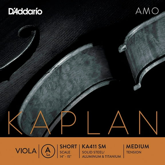 D'Addario Kaplan Amo Viola A String, Short Scale, Medium Tension