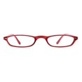 thumbnail image 2 of Peepers par PeeperSpecs Lunettes de Lecture Rectangulaires Slim Line pour Femmes, Rouge, 45 mm + 1.25, 2 of 4