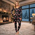 thumbnail image 2 of Christmas Family Matching Pajamas Set, Christmas Printed Printed Long Sleeve Sleepwear, Holiday Family PJs for Family Members of All Ages Christmas Photos & Holiday Celebrations, 2 of 6
