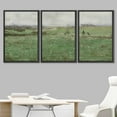 thumbnail image 2 of IDEA4WALL Framed Canvas Print Wall Art Set Pastel Watercolor Country Farmhouse Landscape Nature Modern Rustic Scenic Multicolor for Living Room, Bedroom, Office - 16"x24"x3 Black, 2 of 5