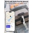 thumbnail image 2 of Etiqueta de equipaje TopMade Smart Leather con Apple Find My Black, 2 of 8