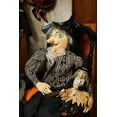 thumbnail image 2 of Halloween Vahn Witch Large Folk Art Doll Figurine Joe Spencer Gathered Traditions Collectible, 2 of 5