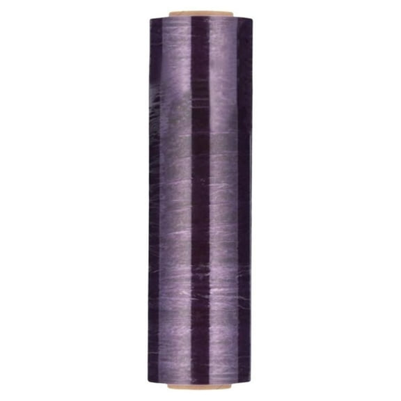 MMBM Machine Stretch Wrap Purple 20" x 5000' 1 Roll 80 Gauge Opaque Film for Pallet Moving and Wrapping