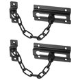 thumbnail image 1 of Uxcell 2-Pack Cerradura de Cadena para Puerta, Guardián de Seguridad Premium de Cadena de Puerta Cuadrada de Acero Laminado en Frío para Puerta Interior [Negro], 1 of 7