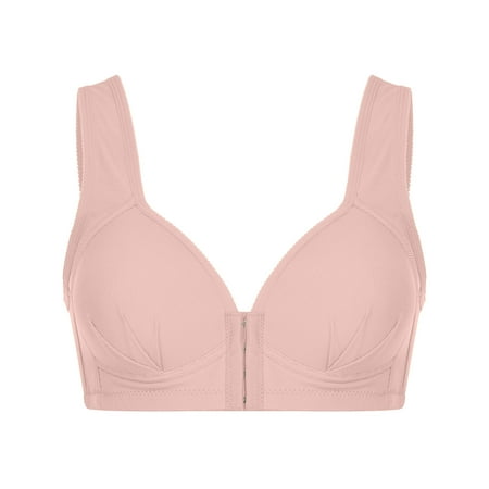 

AIEOTT Women s Solid Bra Wire Free Underwear One-Piece Bra Everyday Underwear