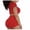 ☪186-Red, variant on Women's High Waist Stretch Tight Butt Lifting Sport Fitness Yoga Pants Set Two-Piece - Coordinated Active Ensemble with Sculpting Bottoms for Training