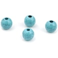 thumbnail image 3 of 400 Faux Turquoise Round Acrylic Bead 10mm with 2.7mm Hole, 3 of 3