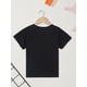 thumbnail image 2 of Kids Cotton T-Shirt, First Of School Top Black Short Sleeve Tee For Grade 1, Print Summer Outdoor Sports Shirts, Back To School First Grade Graphic Tee, 2 of 6