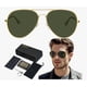 thumbnail image 1 of Lentes De Sol Hombre Dama Moda Uv Clásico Retro Piloto Gota Modelo Verde, 1 of 4