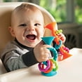 thumbnail image 2 of Fat Brain Toys pipSquigz Loops Teether, Orange, 2 of 6