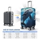thumbnail image 4 of Fotbe Ice Blue Ocean Cute Dolphin Funda Protectora para Equipaje, Antirrayones y Resistente a la Suciedad, Compatible con Maletas de 18 a 32 Pulgadas-Large, 4 of 7