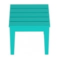 thumbnail image 5 of WestinTrends Ashore Oversized Outdoor Side Table, 18 Inch All Weather Poly Lumber Adirondack Patio Side Table Square End Table, Turquoise, 5 of 6