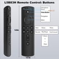 thumbnail image 6 of (Pack of 2) New Voice Replacement TV Remote Compatible with Stick 2rd Gen L5B83H, with Smart TVs Stick (2nd Gen,3rd Gen,Lite,4K), 6 of 6