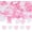 Pink, White, variant on 6000 Pcs 1 Inch Hearts Paper Confetti White Tissue Confetti, Colored [for Wedding, Arts Crafts, Valentine's Day]