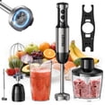 thumbnail image 1 of Immersion Blender Handheld Hand Blenders, 20 Speed & Turbo Mode Hand Held Blender, Heaviest Duty Copper Motor, Stainless Steel Blades, Milk Frother W, 1 of 9